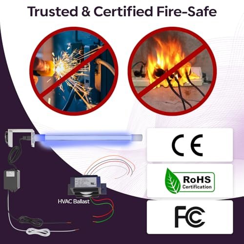 UV Air Purifier HVAC AC Cooling System UV-C Light Sterilization Magnetic Mount - Image 3