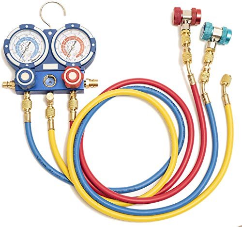 Pro HVAC & Auto AC Repair Kit: Vacuum Pump, Manifold Gauge, Leak Detector Set - Image 2