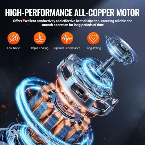 Professional HVAC AC Vacuum Pump Kit - 4.5 CFM, Manifold Gauge, Leak Detector - Image 4