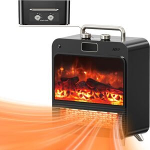 Feel Cozy with Our 3-IN-1 Electric Fireplace Heater – Realistic Flames & Quick Heat!