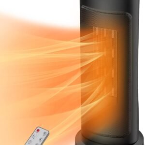 Stay Cozy Together: Our LifePlus 50° Oscillating Space Heater!