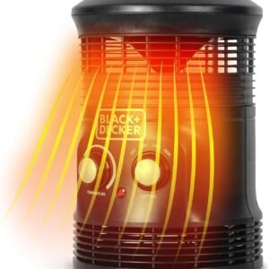 Stay Cozy Anywhere: Our BLACK+DECKER 360° Heater Fan Combo!
