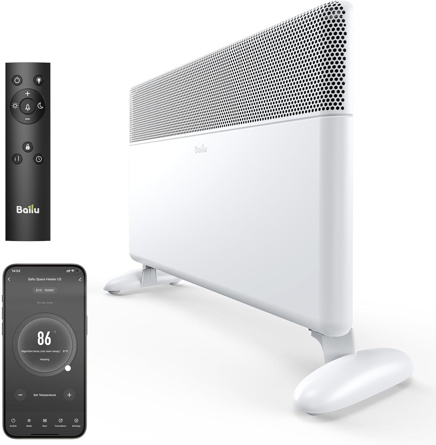 Stay Cozy with Us: Discover the Ballu 1500W Smart Space Heater!