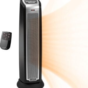 Stay Cozy Together: Our Lasko 1500W Tower Heater with Remote