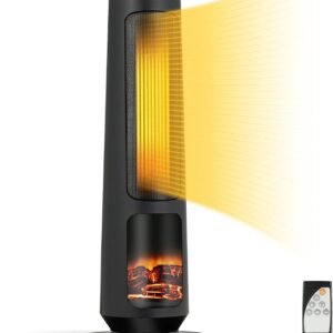 Stay Cozy with Our Tangkula 1500W Space Heater: Fast Heat & 3D Flame!
