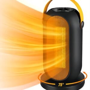 Stay Cozy with Our 1500W Oscillating Space Heater for Small Rooms!