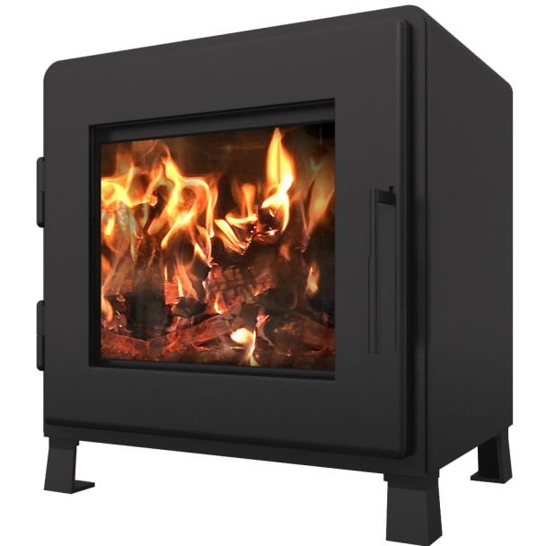 rear flue wood stove