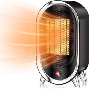 Stay Cozy with Our Compact 900W Space Heater: Safety & Style!