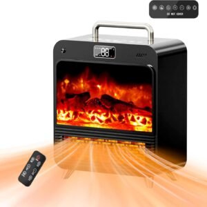 Cozy Up with Our 3-in-1 Electric Fireplace Heater: Warmth, Style & Convenience!