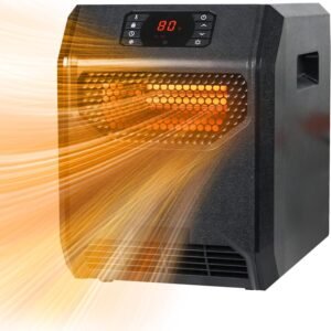 Stay Cozy with Our 1500W Infrared Space Heater & Air Purifier!